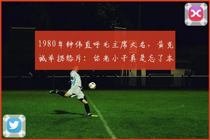 1980年钟伟直呼毛主席大名,黄克诚举拐怒斥:你老小子真是忘了本_网易订阅